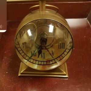 Vintage Brass Table water Clock